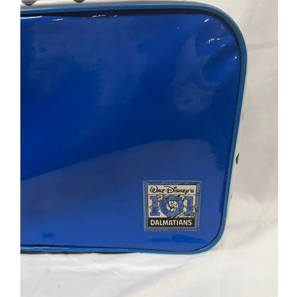 Vintage 90's Walt Disney's 101 Dalmatians Kids Vinyl Graphi Puppy Print Suitcase